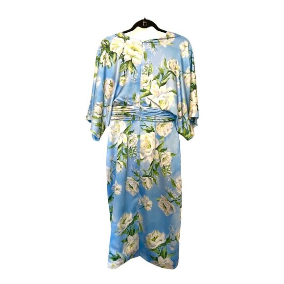 😮NWT - THEIA Couture - Liana Printed Kimono Dress - SZ 6 - Cocktail/Prom/Formal - Picture 3 of 12